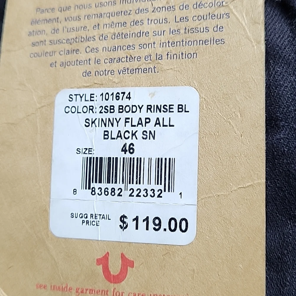 True Religion Men’s Relaxed Jeans in Black